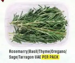 West Zone Supermarket Rosemarry Basil Thyme Oregano sage Tarragon offer