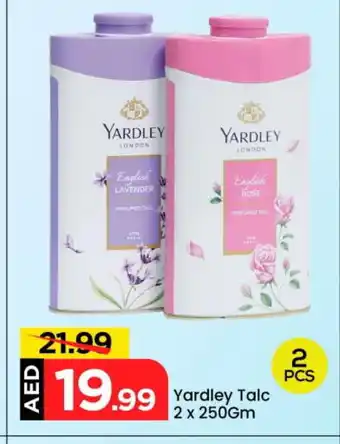Mark & Save YARDLEY Talcum Powder offer