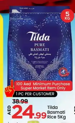 Mark & Save TILDA Basmati / Biryani Rice offer