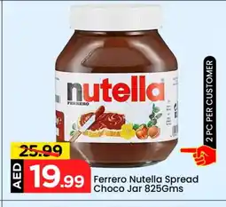 Mark & Save NUTELLA Chocolate Spread offer