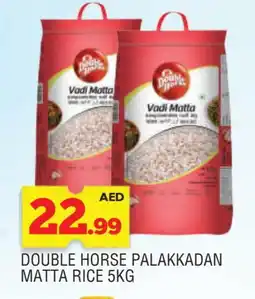 Al Madina DOUBLE HORSE Matta Rice offer