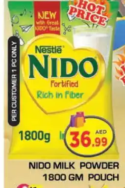 Baniyas Spike Hypermarket NIDO Milk Powder offer