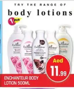 Baniyas Spike Hypermarket Enchanteur Body Lotion & Cream offer