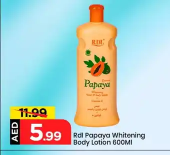 Mark & Save RDL Body Lotion & Cream offer
