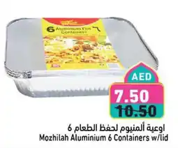 Aswaq Ramez Mozhilah Aluminium 6 Containers w/lid offer