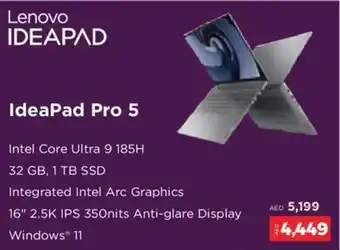 Eros Lenovo IdeaPad Pro 5 offer