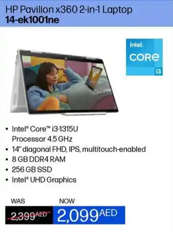 Eros HP Pavilion x360 2-in-1 Laptop 14-ek1001ne offer