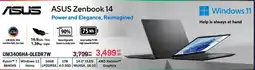 Eros Asus Zenbook 14 offer