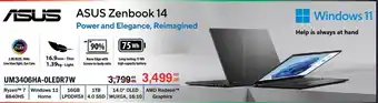 Eros Asus Zenbook 14 offer
