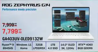 Eros ROG Zephyrus GJ4 offer