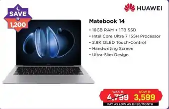 Eros Huawei Matebook 14 offer