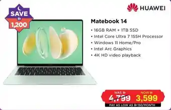 Eros Huawei Matebook 14 offer