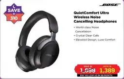 Eros Bose QuietComfort Ultra Wireless Noise Cancelling Headphones offer