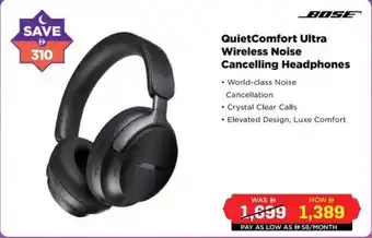 Eros Bose QuietComfort Ultra Wireless Noise Cancelling Headphones offer