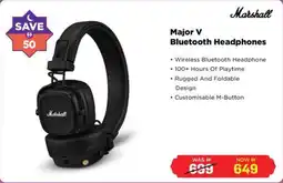 Eros Marshall Major V Bluetooth Headphones offer