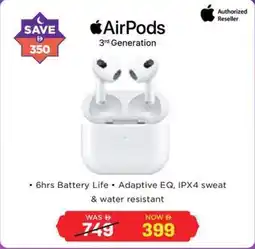 Eros Apple AirPods 3rd Generation offer