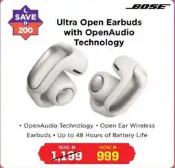 Eros Bose Ultra Open Earbuds with OpenAudio Technology offer