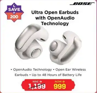 Eros Bose Ultra Open Earbuds with OpenAudio Technology offer