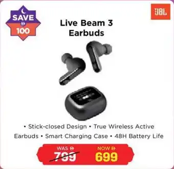 Eros JBL Live Beam 3 Earbuds offer