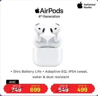 Eros Apple AirPods 4th Generation offer