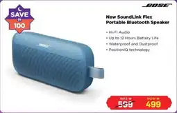 Eros Bose New SoundLink Flex Portable Bluetooth Speaker offer