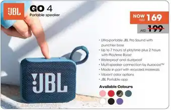Eros JBL GO 4 Portable speaker offer