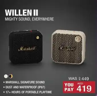 Eros Willen II Mighty Sound, Everywhere offer