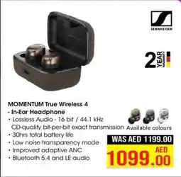 Eros Sennheiser Momentum True Wireless 4 offer