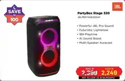 Eros JBL PartyBox Stage 320 offer