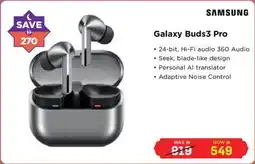 Eros Samsung Galaxy Buds3 Pro offer