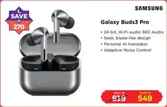 Eros Samsung Galaxy Buds3 Pro offer