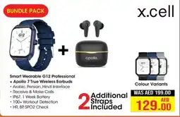 Eros X.cell Smart Wearable G12 Professional + Apollo 7 True Wireless Earbuds offer