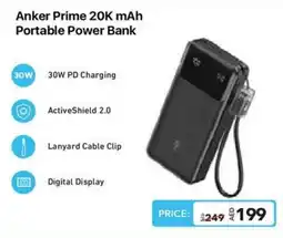 Eros Anker Prime 20K mAh Portable Power Bank offer