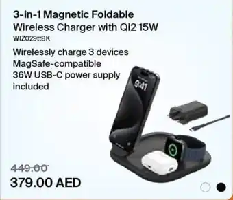 Eros 3-in-1 Magnetic Foldable Wireless Charger with Qi2 15W offer