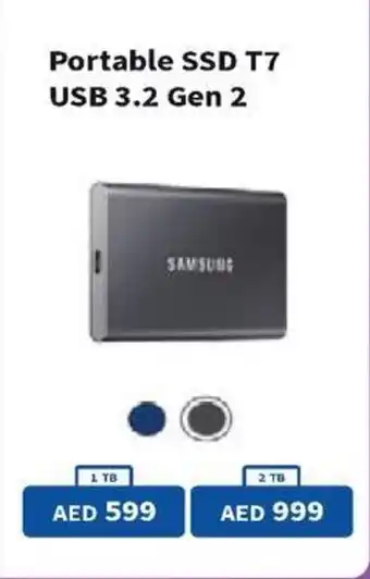 Eros Portable SSD T7 USB 3.2 Gen 2 offer