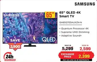 Eros Samsung qled 4k smart tv offer