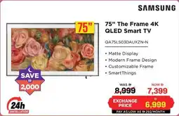 Eros Samsung the frame 4k qled smart tv offer