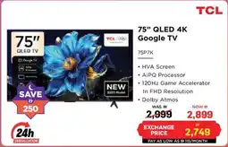 Eros TCL qled 4k google tv offer