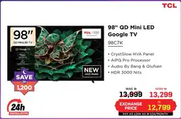 Eros TCL qd mini led google tv offer