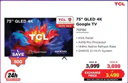 Eros TCL qled 4k google tv offer