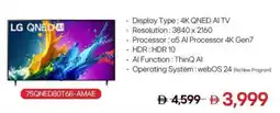 Eros Lg qned ai 75QNED80T6B-AMAE offer