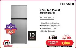 Eros Hitachi Top Mount Refrigerator offer
