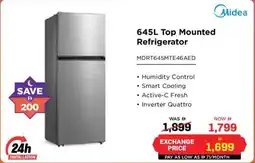 Eros Midea Top Mounted Refrigerator offer