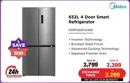 Eros Midea 4 Door Smart Refrigerator offer