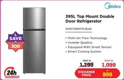 Eros Midea Top Mount Double Door Refrigerator offer