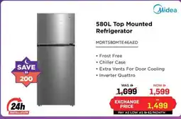 Eros Midea Top Mounted Refrigerator offer
