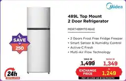 Eros Midea Top Mount 2 Door Refrigerator offer