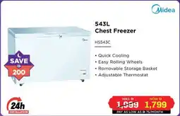 Eros Midea Chest Freezer offer