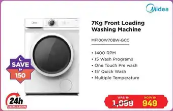 Eros Midea Front Loading Washing Machine offer
