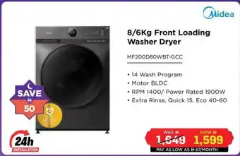 Eros Midea Front Loading Washer Dryer offer